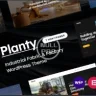 Planty - Industrial Fabric & Factory WordPress Theme