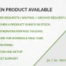 Notify Me When Product Available