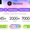 Nexsas | SaaS & AI Startup Tailwind Template