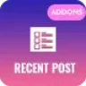 Recent Posts Widget for Elementor