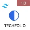 TechFolio - HTML & Tailwind CSS Portfolio Template